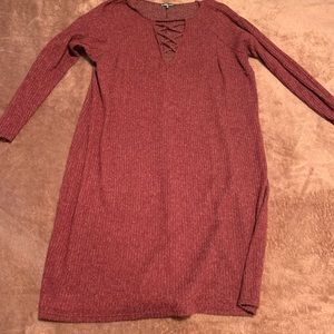 Maroon dress